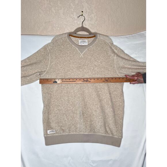 REI CO OP mens size L sweatshirt beige crew neck soft casual travel hiking - Picture 3 of 10